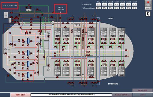 LCHS Liquid cargo handling simulator