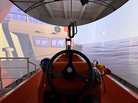 RB/FRBS-B Rescue Fast rescue boat simulator (with real controls)