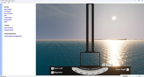 NPCNS Navigation Plotting and Celestial Navigation Simulator