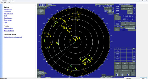 NPCNS Navigation Plotting and Celestial Navigation Simulator