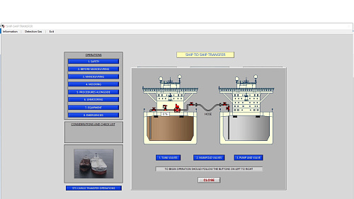 LCHS Liquid cargo handling simulator