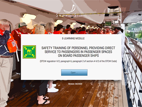 TRAINING PACKAGE FOR PASSENGER SHIPS PERSONNEL