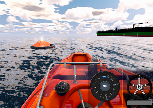 RB/FRBS-C Rescue Fast rescue boat simulator (software version, Class C)
