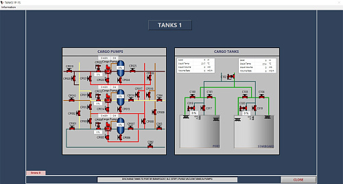 LCHS Liquid cargo handling simulator
