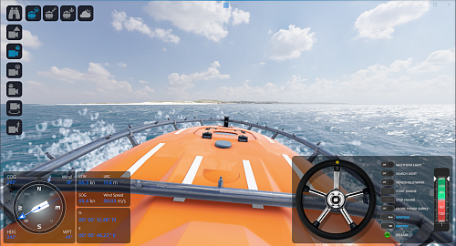 FFLBS-C Free fall lifeboat simulator (software version, Class C)