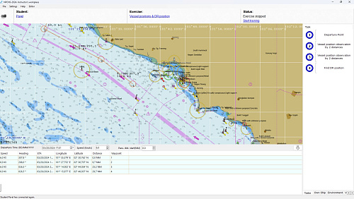 NPCNS Navigation Plotting and Celestial Navigation Simulator