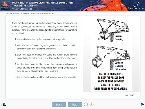 ELM Proficiency in survival craft and rescue boats other than fast rescue boats