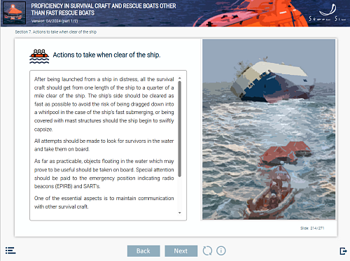 ELM Proficiency in survival craft and rescue boats other than fast rescue boats