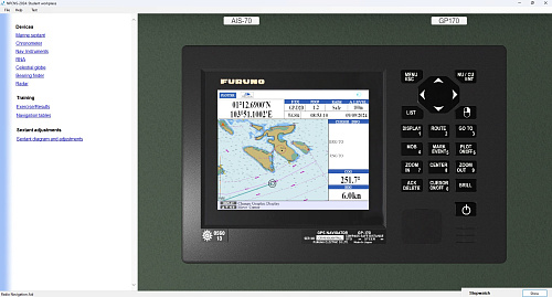 NPCNS Navigation Plotting and Celestial Navigation Simulator