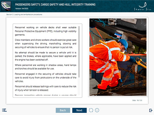 ELM Passengers safety, cargo safety and hull integrity training
