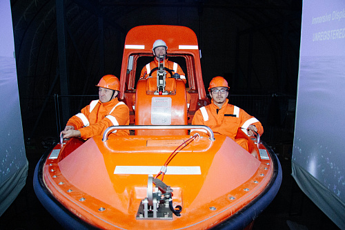 RB/FRBS-A Rescue Fast rescue boat simulator (full mission, on the 6 DoF platform)
